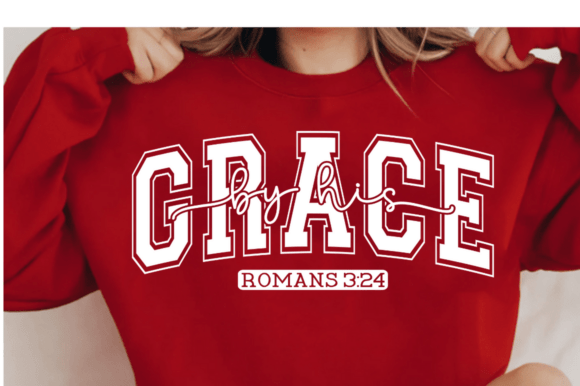 By His Grace SVG: Christian Graphics & T-Shirt Designs