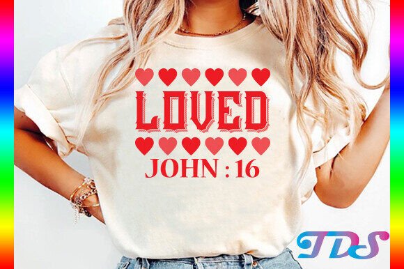 Christian Retro Valentine’s Day Graphics for T-Shirt Designs