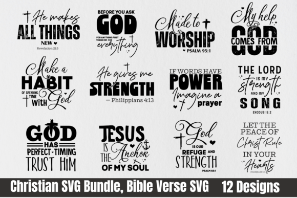 Christian SVG Bundle, Bible Verse SVG