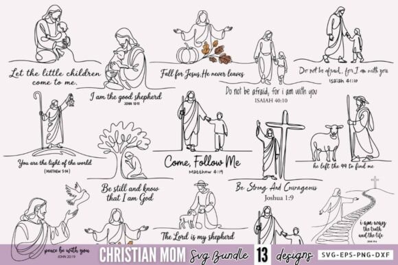 Christian Toddlers SVG & Quotes: Graphics for T-Shirt Designs