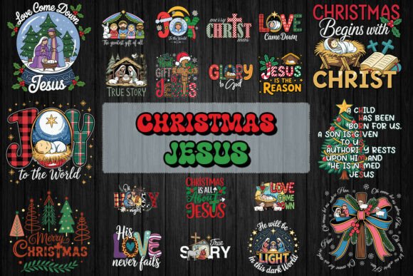Christmas Jesus SVG Bundle