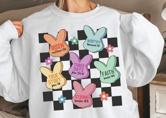 Easter Bunny SVG & Christian PNG Graphics
