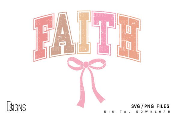 Easter SVG Christian Faith Coquette Bow Graphics