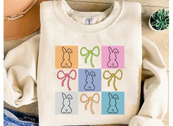 Girly Easter Shirt PNG, Christian Easter