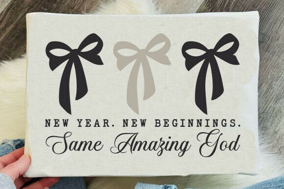 New Years PNG Christian Design Coquette Graphics