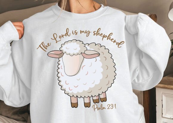 The Lord is My Shepherd Graphics for T-Shirt Designs